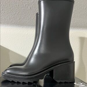 INC International Concepts Women's Black Rain Boots